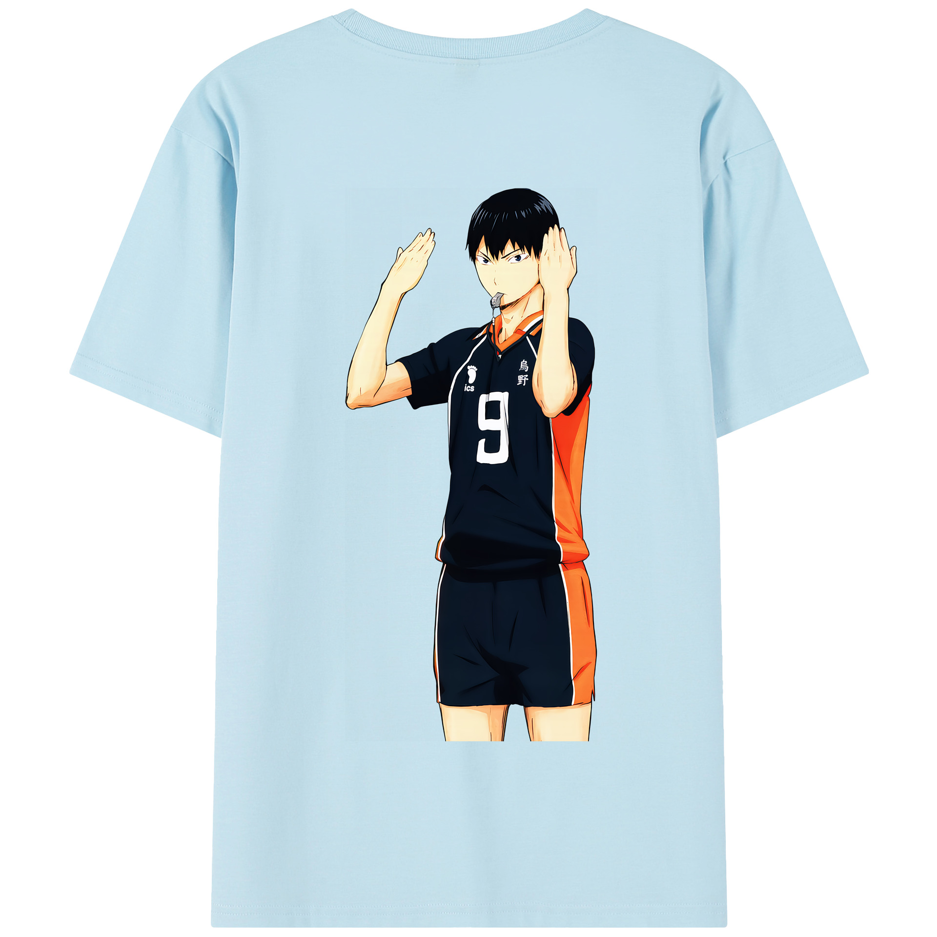 （画像用） ハイキュー!! Haikyu!! 綿100％半袖Tシャツ（背面プリント）
